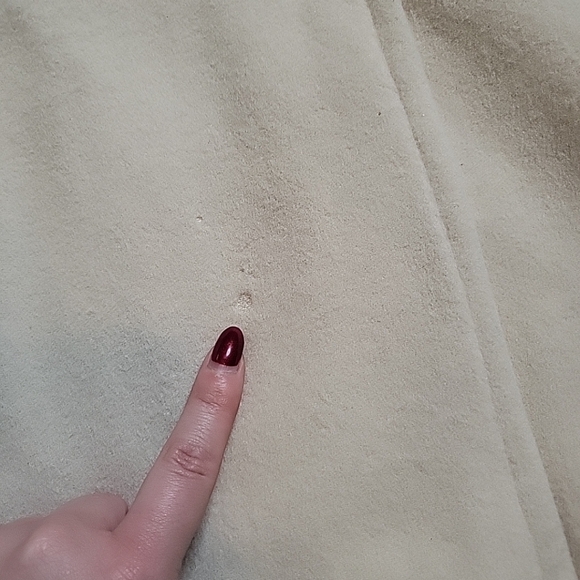 Vintage Anne Klein Coat Peacoat Classic Chic Cream Ivory Size 16 Winter Fall - Picture 6 of 15